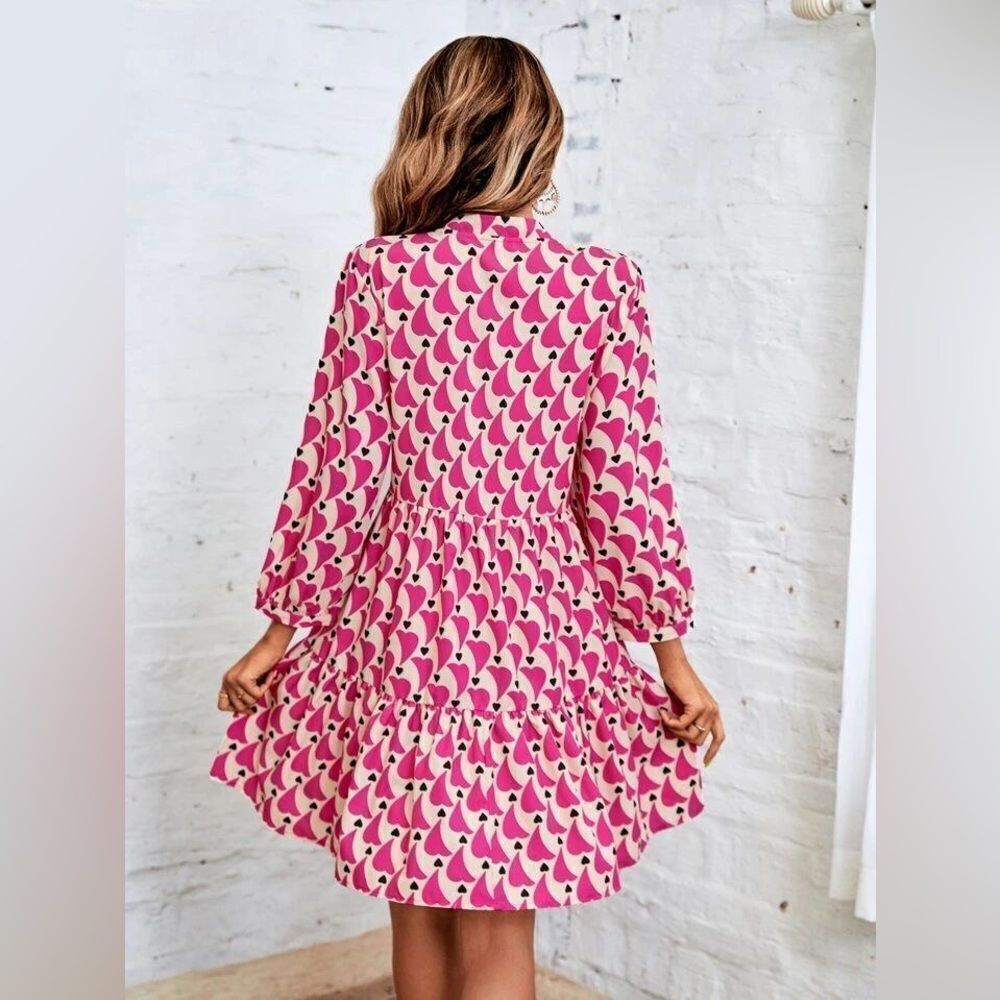 ZARA PRINTED SHORT DRESS - Picture 5 of 7